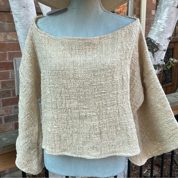 Myrah Penaloza oatmeal spirit top - Picture 2 of 6